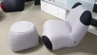 Hocker Pouf ROLF BENZ freistil 171 Sitzkissen Stoff...