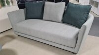 Sofabank TONDO silbergrau Couch 2-Sitzer Rolf Benz 540