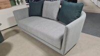 Sofabank TONDO silbergrau Couch 2-Sitzer Rolf Benz 540