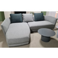 Ecksofa TONDO silbergrau Couch Rolf Benz 540 L-Sofa