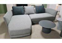 Ecksofa TONDO silbergrau Couch Rolf Benz 540 L-Sofa