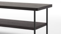 ROLF BENZ Couchtisch 925-221 Eiche massiv schwarz mit Ablage