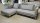 Ecksofa SENTO 433 Rolf Benz Recamiere links Stoff hellgrau