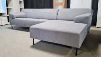 ROLF BENZ Ecksofa Freistil 180 rechts Stoff grau 260 cm