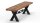 Bank KANSAS Sitzbank Industrial Design 240 cm Rustic Oak