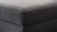 Sofa 2,5-Sitzer FABIO Couch Stoff anthrazit Federkern 178 cm