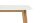 Tisch RAVEN 120x80cm weiß lackiert Gestell Birke teilmassiv