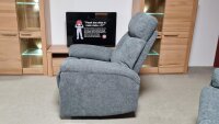 TV-Sessel Recliner Kate Fernsehsessel grau Relaxfunktion TFK