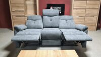 Recliner 3-Sitzer Kate Fernsehsessel mit Relaxfunktion grau TFK