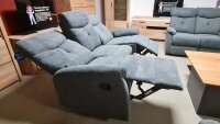 Recliner 3-Sitzer Kate Fernsehsessel mit Relaxfunktion grau TFK