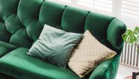 Sofa SIXTY 2,5-Sitzer Couch Polstersofa Stoff Velour...