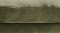 Ecksofa UPTOWN Velour Stoff Velvet olivgrün 272x190 cm