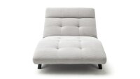 Relaxliege Maxi RIVIERA Feincord silber motorisch verstellbar 120cm