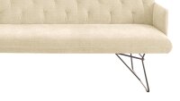 Sitzbank Sixty Breitcord beige Polster Federkernsitz 246 cm