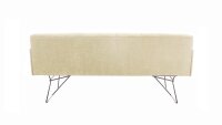 Sitzbank Sixty Breitcord beige Polster Federkernsitz 186 cm