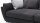 Gigasofa PEACE XXL Sofa Stoff schwarz Boxspring Federung 306 cm