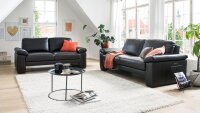 Sofa MAGUS System 3-Sitzer Couch Leder marron 205 cm