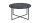 Couchtisch ALISMA Tisch Beistelltisch in Glas schwarz Marmoroptik 80