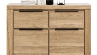 Kommode 2564 GRETA Sideboard in Eiche teilmassiv 108 cm