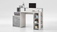 Schreibtisch BOLTON Bürotisch PC-Tisch Beton-Optik...