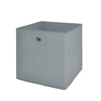 Faltbox FLORI 1 Korb Regal Aufbewahrungsbox in schlamm grau