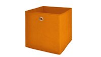 Faltbox FLORI 1 Korb Regal Aufbewahrungsbox in orange
