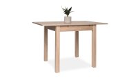 Esstisch COBURG Tisch Küchentisch Sonoma Eiche ausziehbar 80-120x80