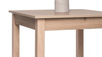 Esstisch COBURG Tisch Küchentisch Sonoma Eiche ausziehbar 80-120x80