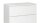 Kommode BLANC 5 mit 3 grifflosen Schubkästen in Weiß 80x80 cm
