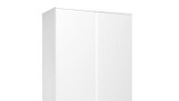 Mehrzweckschrank BLANC 7 griffloser Schrank in Weiß 2-türig 80x191 cm