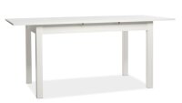 Esstisch COBURG Esszimmertisch weiß ausziehbar 140-180 cm