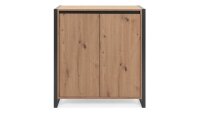 Kommode Denton Artisan Oak grau 80x88 cm