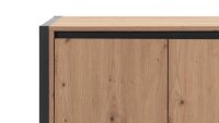 Kommode Denton Artisan Oak grau 80x88 cm