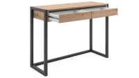 Konsole DENTON Artisan Oak anthrazit 2 Schubkasten 100x75 cm