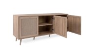 Sideboard BALI Sonoma Eiche Rafia Kommode 150 cm