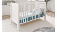 Babyzimmer LANDWOOD 3-teilig Kinderzimmer in weiß...