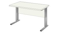 Toro Schreibtisch TOR912-04 Lack Weiß matt