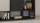 Regalwand TORO 90 System schwarzbraun Eiche