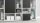 Regalwand TORO 104 System weiß matt lackiert Schwarzbraun Eiche