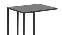 Beistelltisch SEAFORD Laptop-Tisch Couchtisch in schwarz