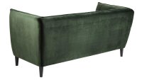 Loungesofa JONNA waldgrün 2,5 Sitzer-Couch Samtlook