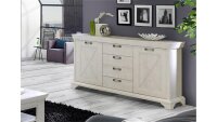 Sideboard KASHMIR Kommode Anrichte in Pinie weiß