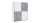 Schwebetürenschrank WINNER in weiß und Beton 170x190 cm