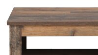 Couchtisch CLIF in old wood vintage hochklappbar 110x65 cm