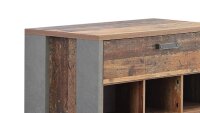 Kommode 2 CLIF Anrichte old wood vintage Beton dunkelgrau