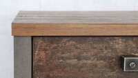 Sideboard 1 CLIF Anrichte old wood vintage Beton dunkelgrau