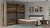 Schlafzimmer CLIF BINOU old wood vintage Beton dunkelgrau