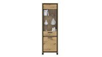 Vitrine TRONDHEIM Highboard in Artisan Eiche 65 cm breit