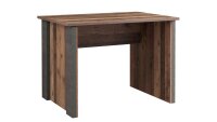 Schreibtisch CLIF old wood vintage Beton dunkelgrau 103x70