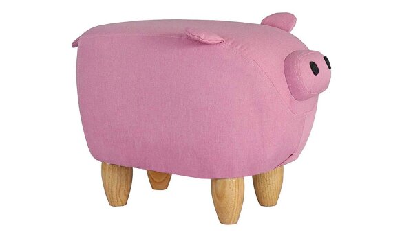 Tierhocker PIGGY pink Schwein cartoon Kinderhocker